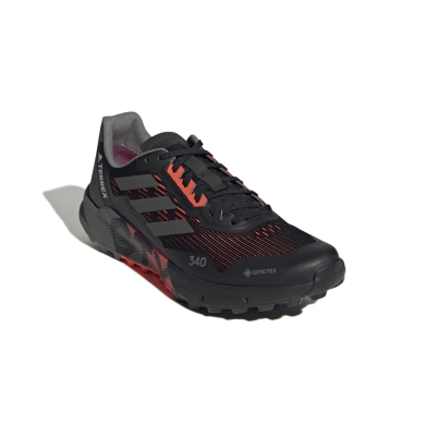 adidas Trail-Laufschuhe Terrex Agravic Flow 2 GTX (wasserdicht, atmungsaktiv) schwarz/grau Herren